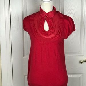 Pixie Hopkins Pink Blouse Size Large